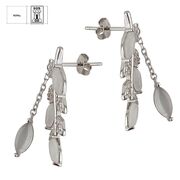 Cercei argint deosebiti cu sidef