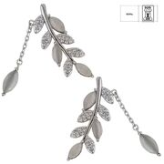 Cercei argint deosebiti cu sidef