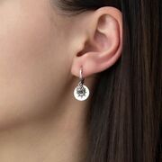 Cercei argint banut cu soare