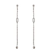 Cercei lungi argint Versay