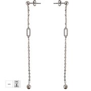 Cercei lungi argint Versay