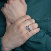 Inel argint barbati compartiment Bold marimea 63