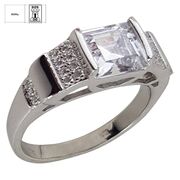 Inel argint zirconiu patrat Thia marimea 54