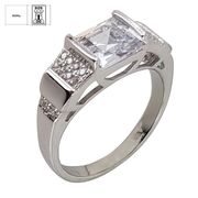 Inel argint zirconiu patrat Thia marimea 56