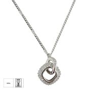 Lant argint elegant cu zirconii Thia