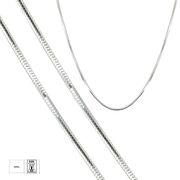 Lant argint simplu 45 cm Astasia