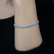 Bratara argint eleganta zirconii Thia