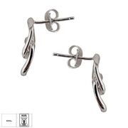 Cercei argint zale cu surub Thia