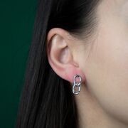 Cercei argint zale cu surub Thia