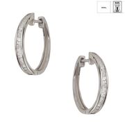 Cercei argint simpli cu zirconiu Thia