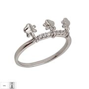 Inel argint labute zirconii Ashi marimea 56