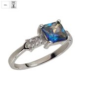 Inel argint logodna topaz mistic Thia marimea 53