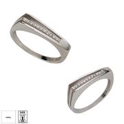 Inel argint model geometric Thia marimea 56