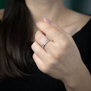 Inel argint tip verigheta Thia marimea 57