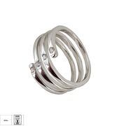 Inel argint circular zirconii Thia marimea 55