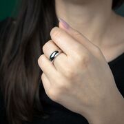 Inel argint bombat Thia marimea 53