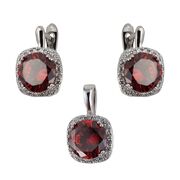 Set argint elegant rosu Thia