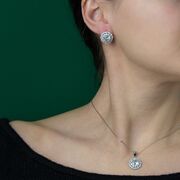 Set argint mireasa rotund Thia