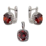 Set argint elegant rosu Thia