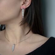 Set argint mireasa cu zirconii Thia