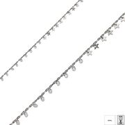 Bratara argint stelute si zirconii Balance