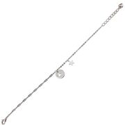 Bratara argint banut si stelute Linda