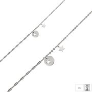 Bratara argint banut si stelute Linda