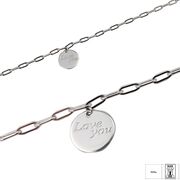 Bratara argint banut Love you