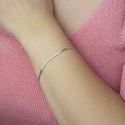 Bratara argint bilute plate Reis