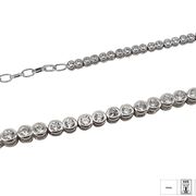 Bratara argint tennis solitaire Thia