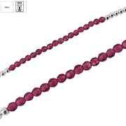 Bratara argint rubine Thia