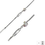 Bratara argint copii placuta cu unicorn