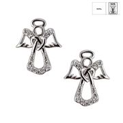 Cercei argint ingeras cu zirconiu