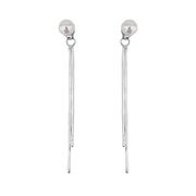 Cercei lungi argint cu perle Diane