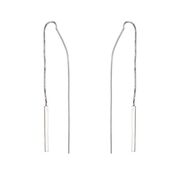 Cercei lungi argint simpli Lines