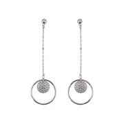 Cercei eleganti argint Thia cu zirconii