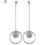 Cercei eleganti argint Thia cu zirconii