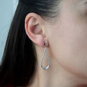 Cercei lungi argint lacrima Thia