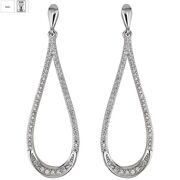 Cercei lungi argint lacrima Thia