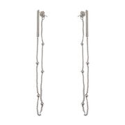 Cercei lungi argint cu surub Thia