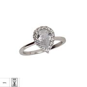 Inel argint elegant lacrima Anya marimea 57