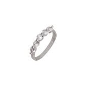 Inel argint elegant zirconii Callia marimea 56