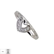 Inel argint inima zirconii Dila marimea 52