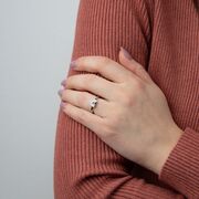 Inel argint inima zirconii Dila marimea 54