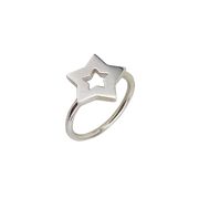 Inel argint contur stea Starry marimea 51