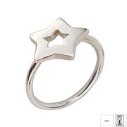 Inel argint contur stea Starry marimea 51