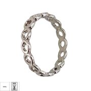 Inel argint tip verigheta infinit Tessa marimea 56