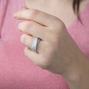 Inel argint elegant zirconii Thia marimea 52