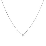 Lant argint cu pandantiv Solitaire