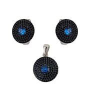 Set argint elegant rotund Ronda